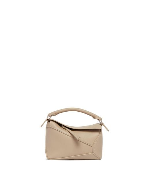 Loewe White Mini Puzzle Edge Bag
