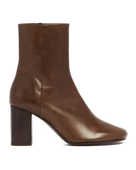 Lemaire Brown Anatomic Ankle Boots