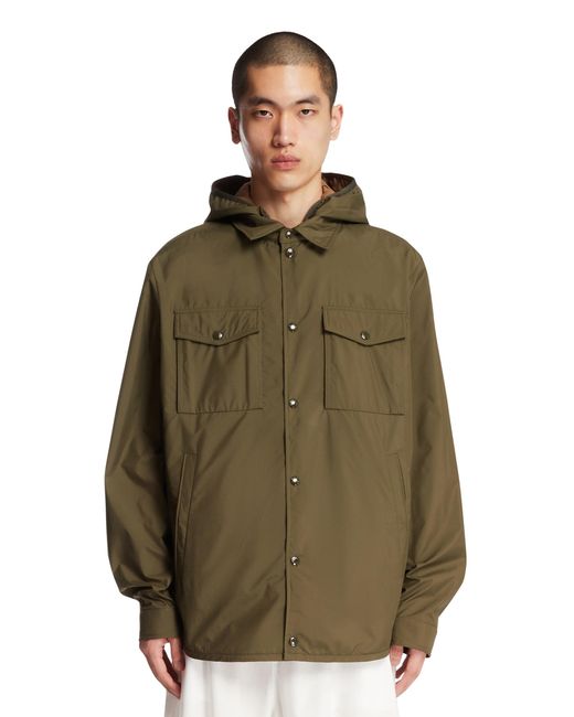 Moncler Green Double-Layer Jacket for men