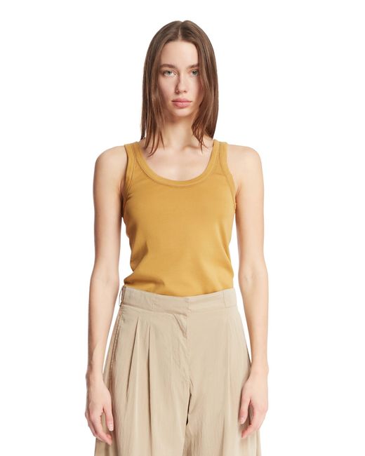 Lemaire Yellow Ochre Cotton Top