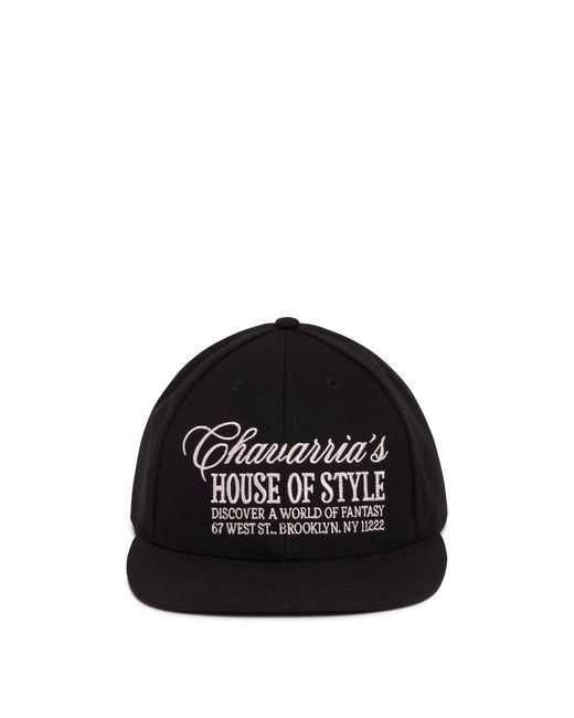 Willy Chavarria Black House Of Style Cap