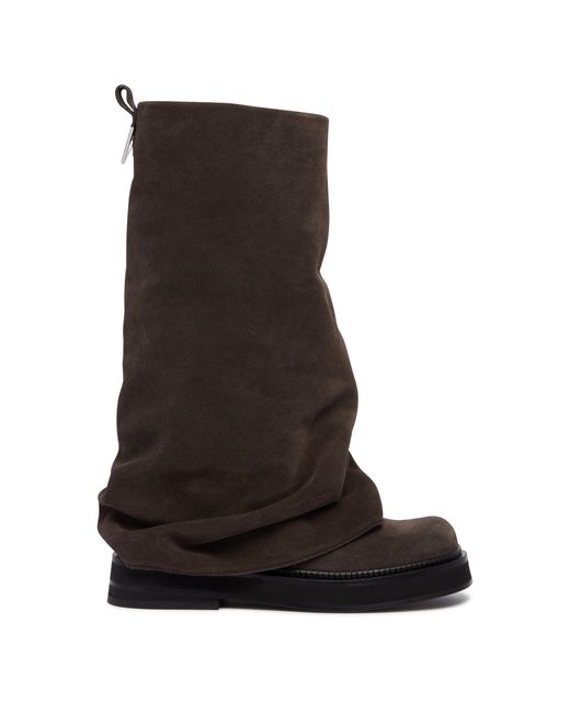 The Attico Black Robin Combat Boots