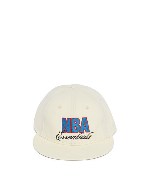 KTZ White Fear Of God X Nba 9Fifty Retro Crown Cap for men