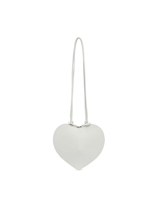 Alaïa White Leather Coeur Shoulder Bag