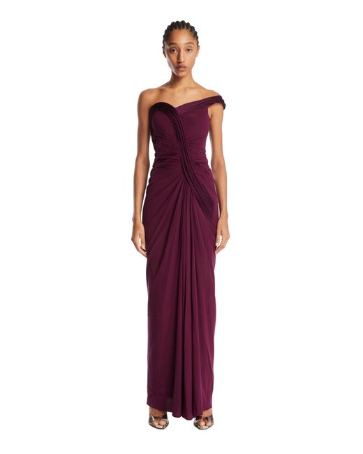 Abito Sculpted Athena Viola di Gaurav Gupta in Red