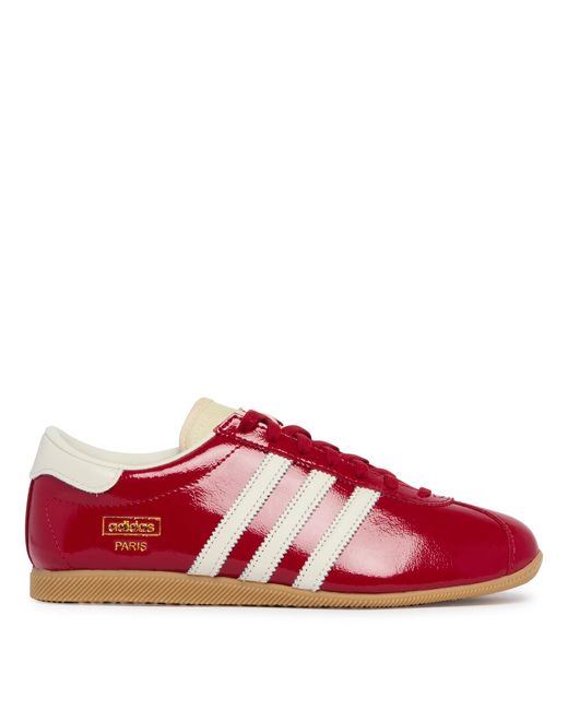 Adidas Originals Red Leather Paris Sneakers