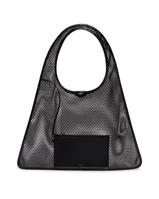 Alaïa Black One Piece Hobo Mesh Bag