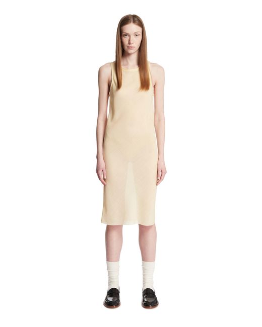 Rier Natural Wool Midi Dress