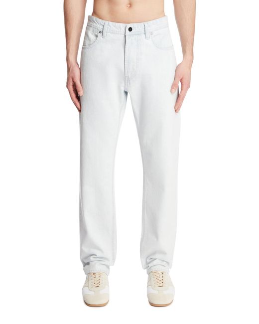 Stone Island White Light Five-Pocket Jeans for men