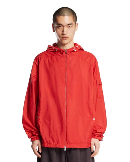 Moncler Red Etiache Waterproof Jacket for men