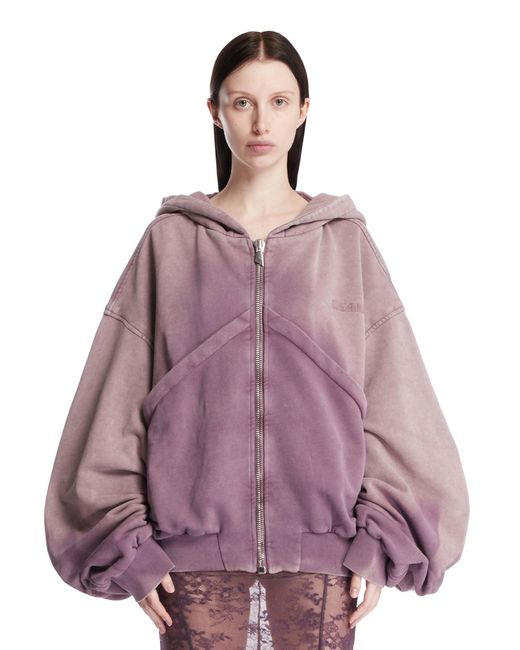 Bomber Spruzzato Mauve di The Attico in Purple