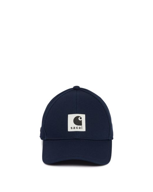 Sacai Blue X Carhartt Wip Logo Cap for men