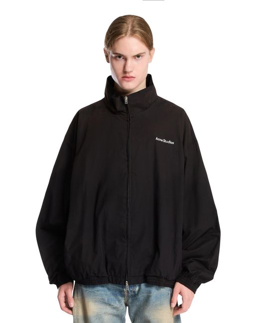 Acne Black Logo Jacket for men