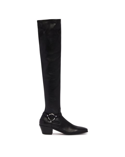 Tom Ford Black Leather High Boots