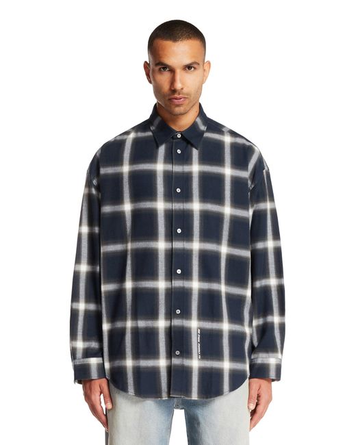 Camicia di Acne in Blue da Uomo