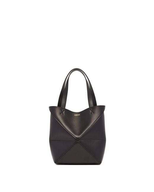 Loewe Black Small Large Puzzle Fold Tote
