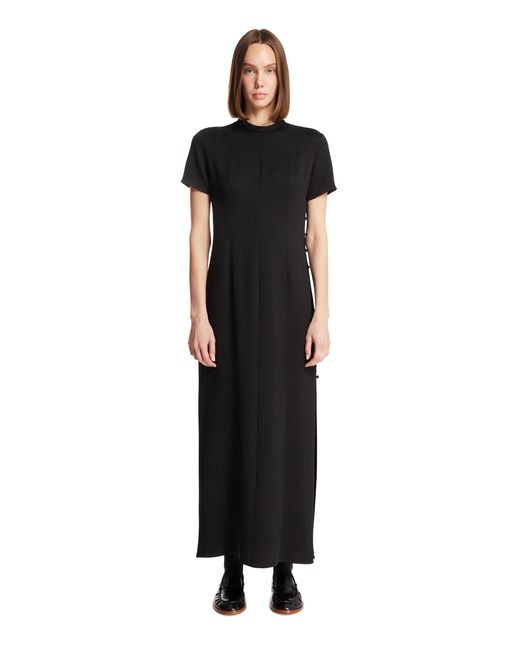 The Row Black Silk Dress