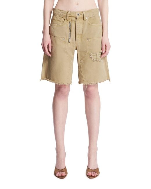 Alexander Wang Natural Carpenter Shorts