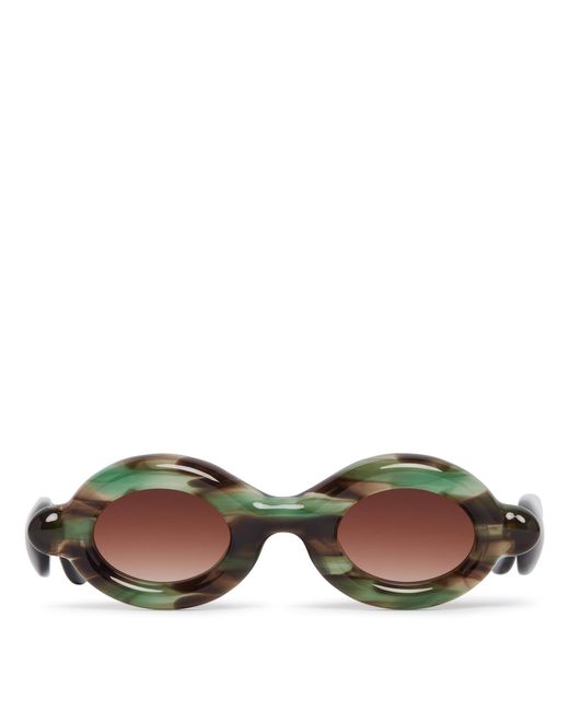 Paloceras Green Pebble Safari Tortoise Rx Sunglasses