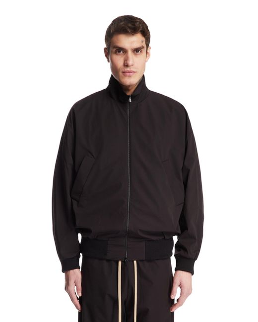 Fear Of God Black High Collar Bomber for men