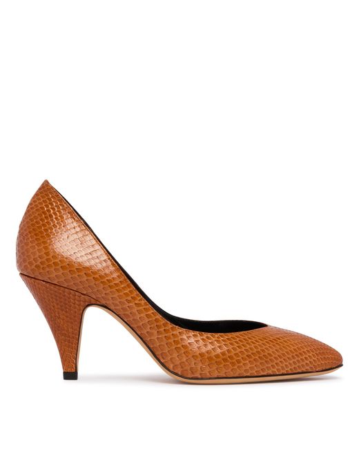 Jude Brown Haze Leather Pumps