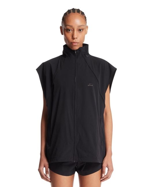 Nike Black Skims Oversized Stretch Nylon Vest