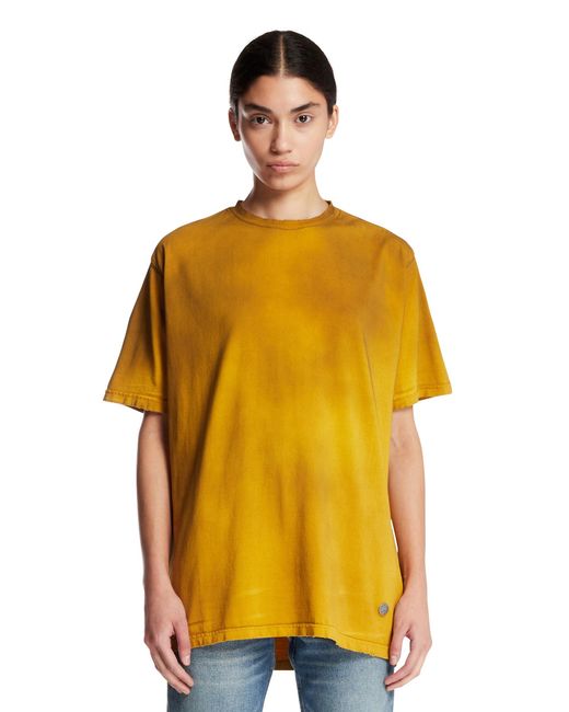 Antik Denim Yellow Phil Cotton T-Shirt