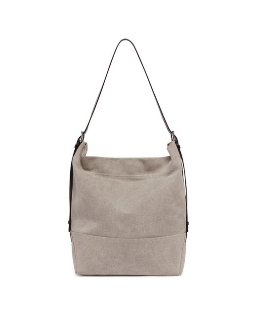 Lemaire Gray Belted Canvas Bag for men