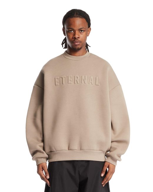 Felpa Eternal di Fear Of God in Natural da Uomo