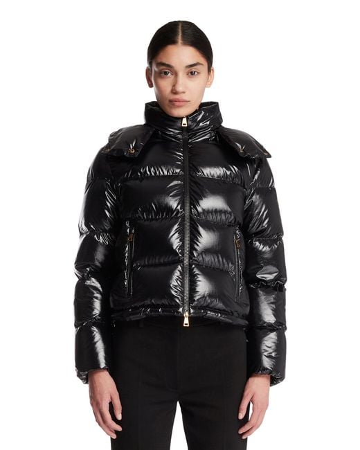 Moncler Black Niveole Short Down Jacket