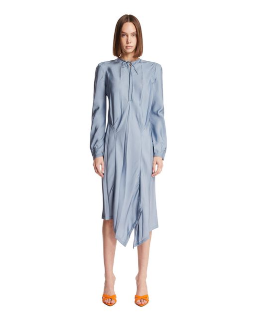 Lemaire Blue Light Viscose Twill Dress