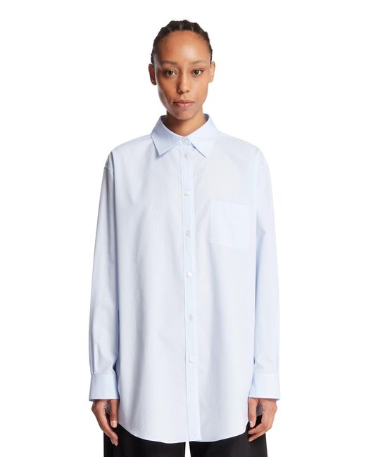 The Row White Light Elva Shirt
