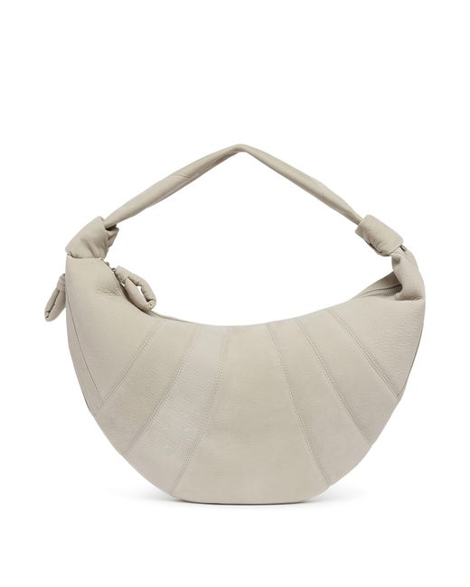Lemaire White Large Fortune Croissant Bag