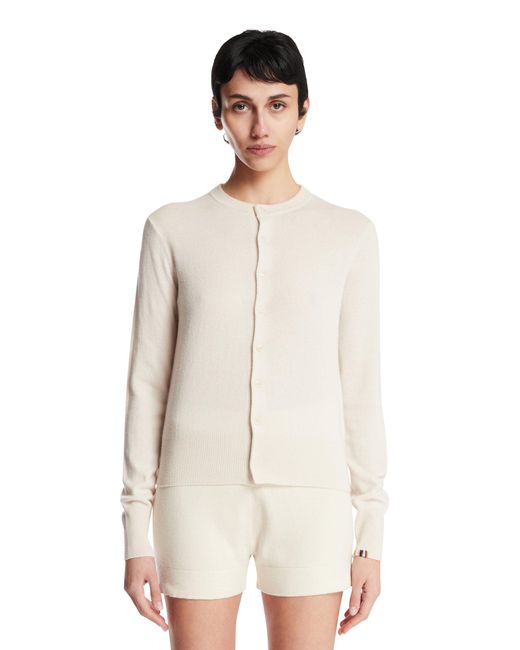 Extreme Cashmere White N300 Little 2 Cardigan