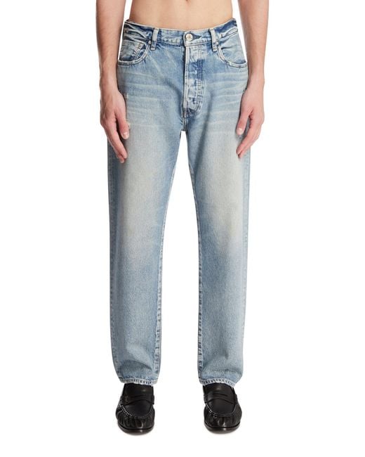 NEEDBY VINTAGE Blue Relaxed Jeans for men