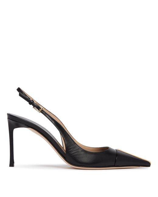 Tom Ford Black Leather Slingback Pumps