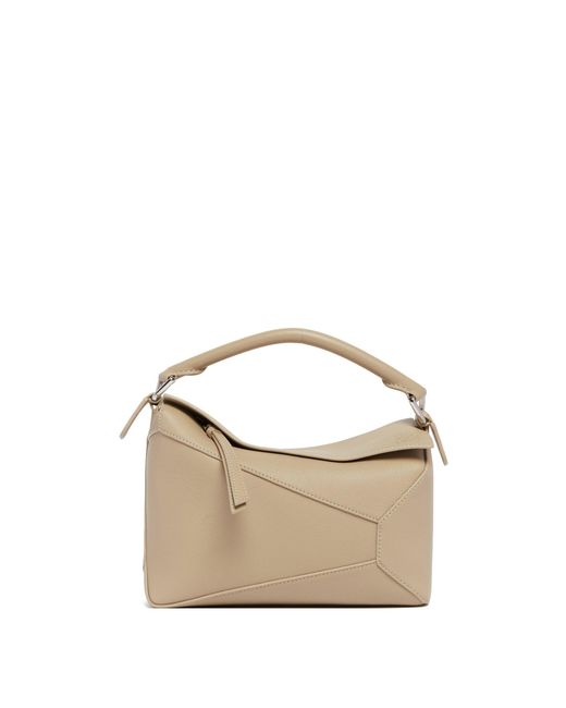 Loewe White Small Puzzle Edge Bag