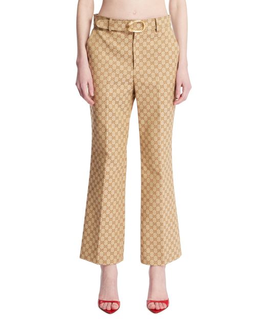 Gucci Natural Cotton Pants