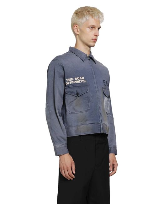 Enfants Riches Deprimes Blue Young Wasp Jacket for men