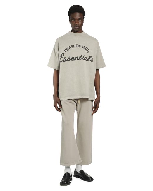 Fear Of God Gray Training 90S Short Sleeve Tee for men