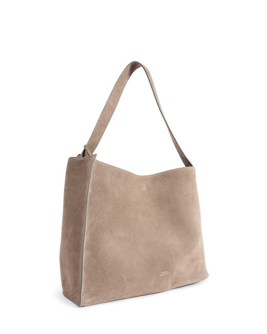 Studio Nicholson Gray Doublet Suede Tote Bag