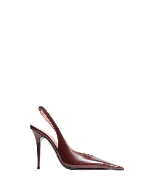AMINA MUADDI Brown Anok Sling Pumps 105