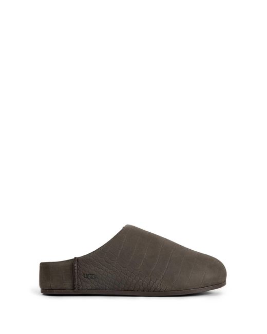 Ugg Brown Elea Embossed Slippers