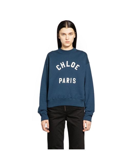 Chloé Blue Chloe Paris Sweatshirt