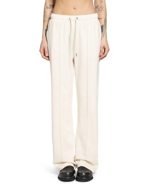 Moncler Natural Cotton Fleece Sweatpants