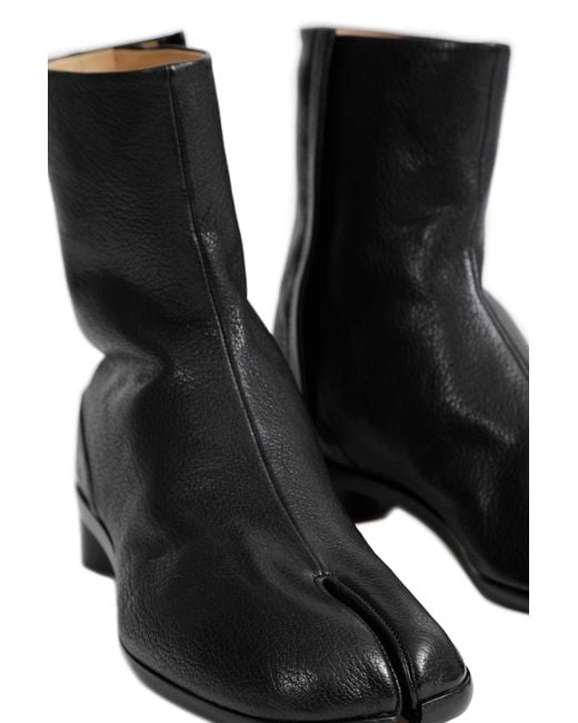 Maison Margiela Black Tabi Ankle Boots for men