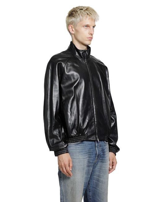 Acne Black Soft Lambskin Jacket for men