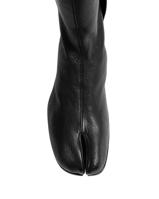 Maison Margiela Black Tabi Ankle Boots for men