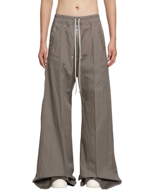 Rick Owens Gray Tower Wide Bela Pants for men