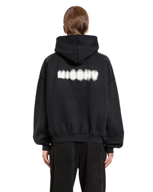 M I S B H V Black Community Hoodie for men